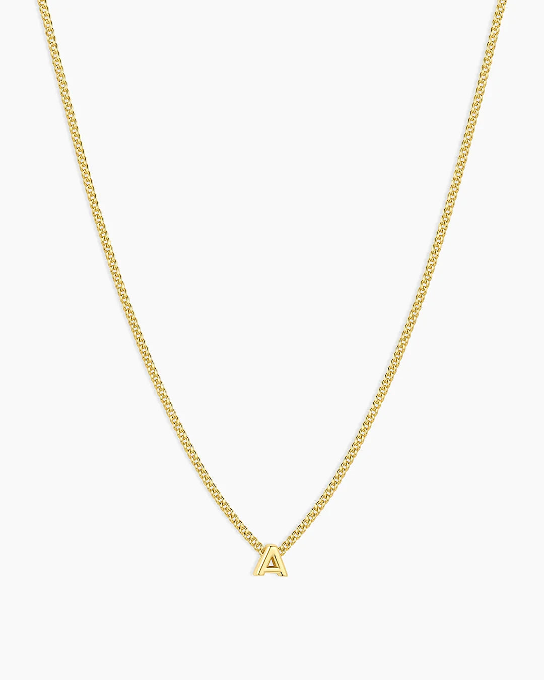 Elegant Alphabet Pendant Necklace