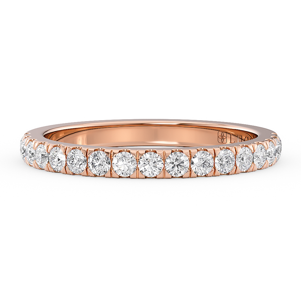 Corse Half Eternity Pavé Diamond Band