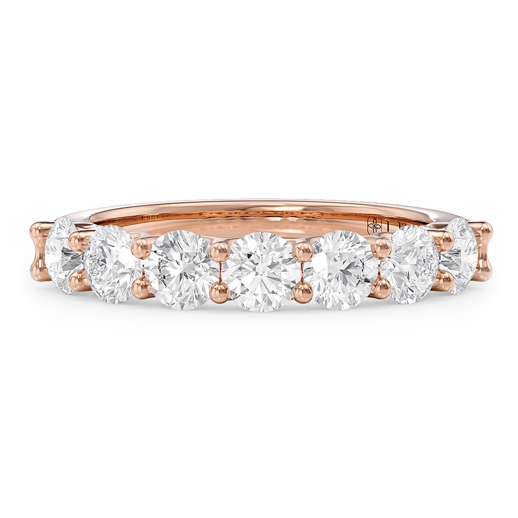 Rivera 7-Stone Trellis Diamond Band