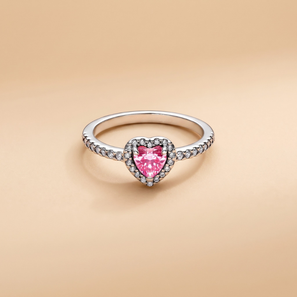Elevated Heart Ring