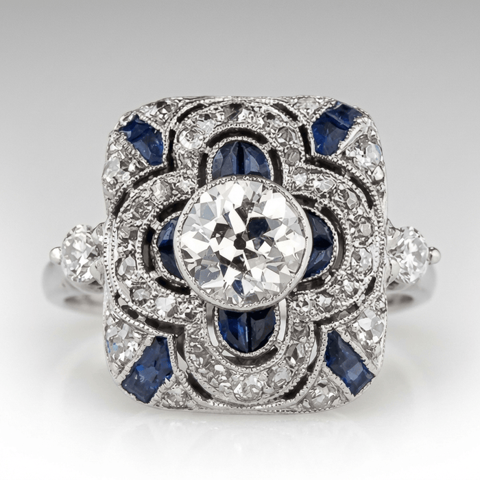 Elegant Sapphire Vintage Ring
