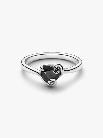 Black Heart Character Statement Ring