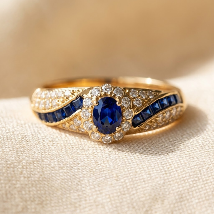Sapphire Ring – Gold