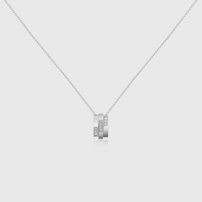 Crystal Geometric Drop Necklace 6