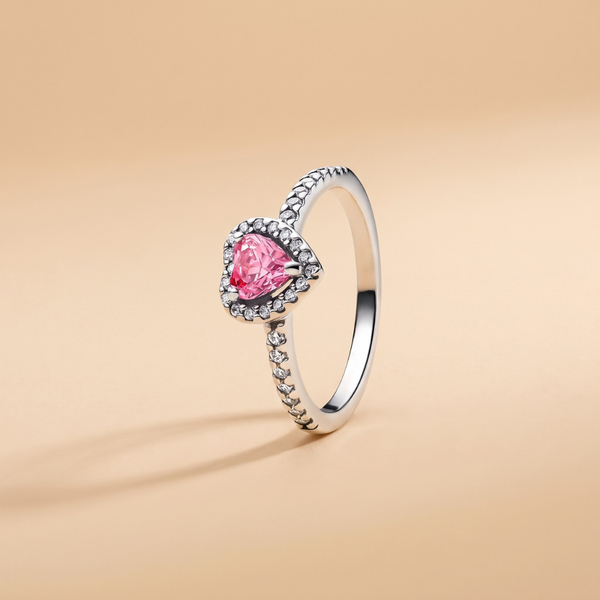 Elevated Heart Ring