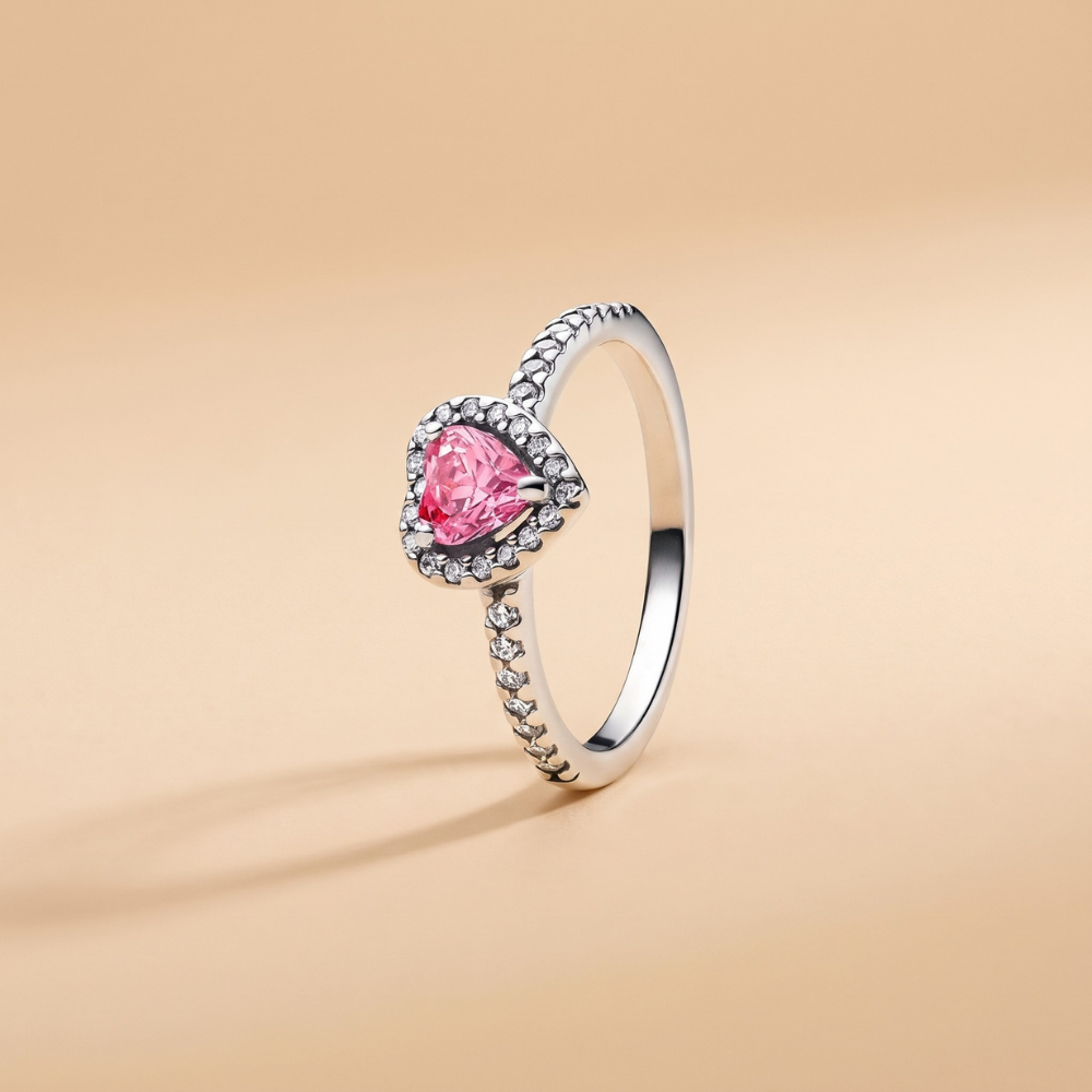 Elevated Heart Ring
