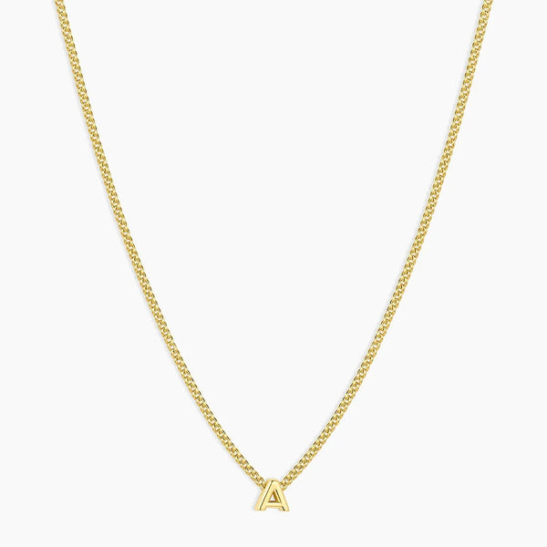 Elegant Alphabet Pendant Necklace