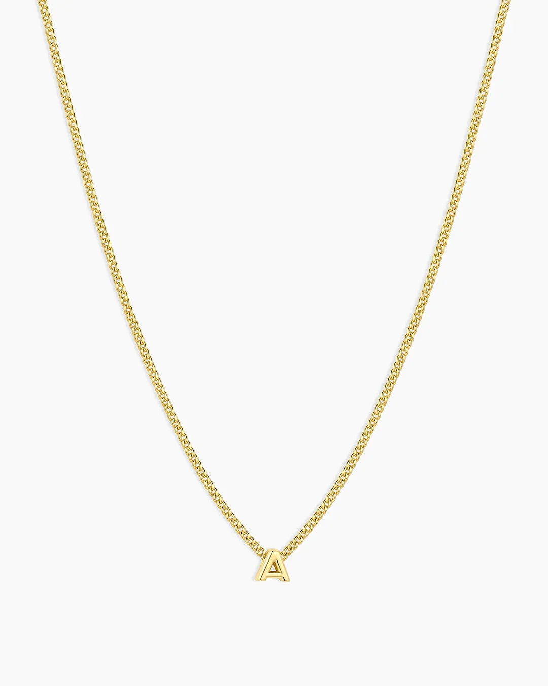 Elegant Alphabet Pendant Necklace
