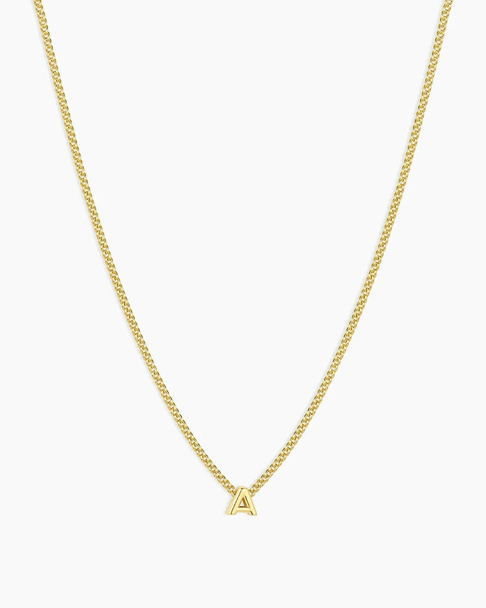 Elegant Alphabet Pendant Necklace