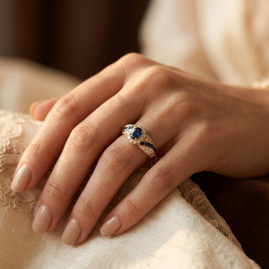 Sapphire Ring – Gold