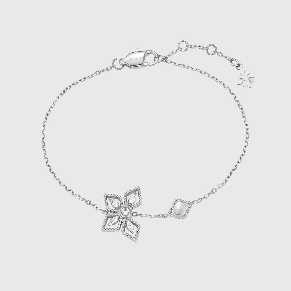 Floral Crystal Adjustable Bracelet 5