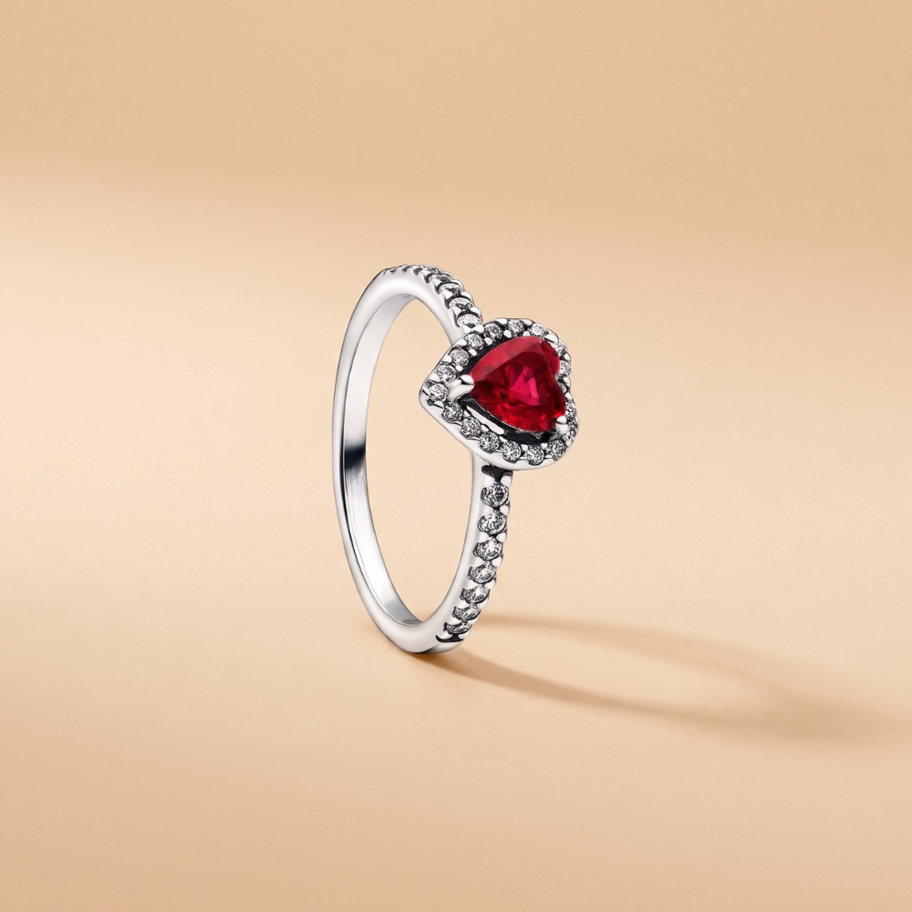 Elevated Heart Ring