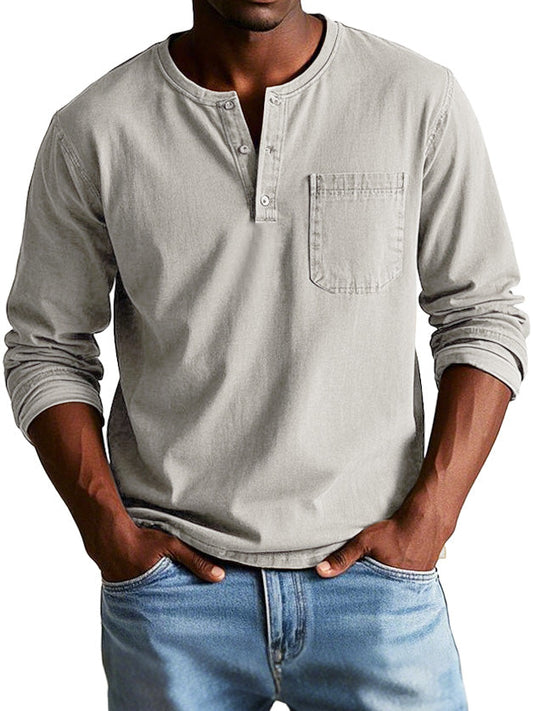 James Button T-Shirt | Quiet Confidence, Everyday Strength