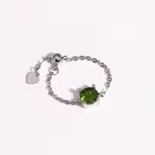 Oval Colored Stone Ring