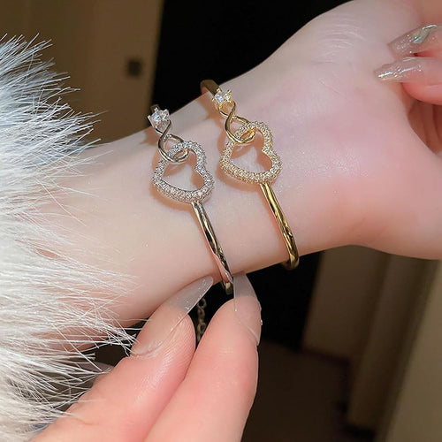 Elegant Infinity Heart Bracelet