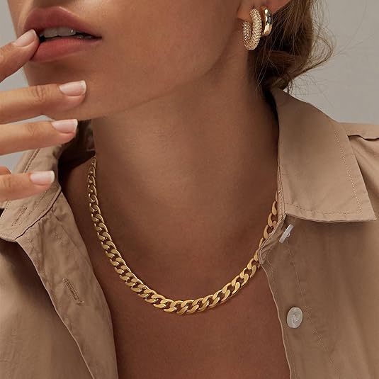 Elegant Chunky Cuban Necklace