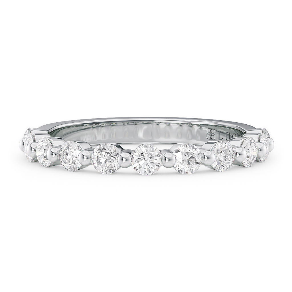 Chiesa Floating Shared Prong Diamond Band