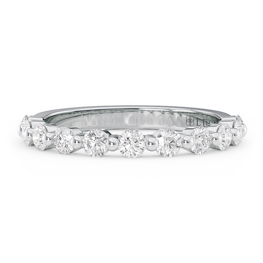 Chiesa Floating Shared Prong Diamond Band