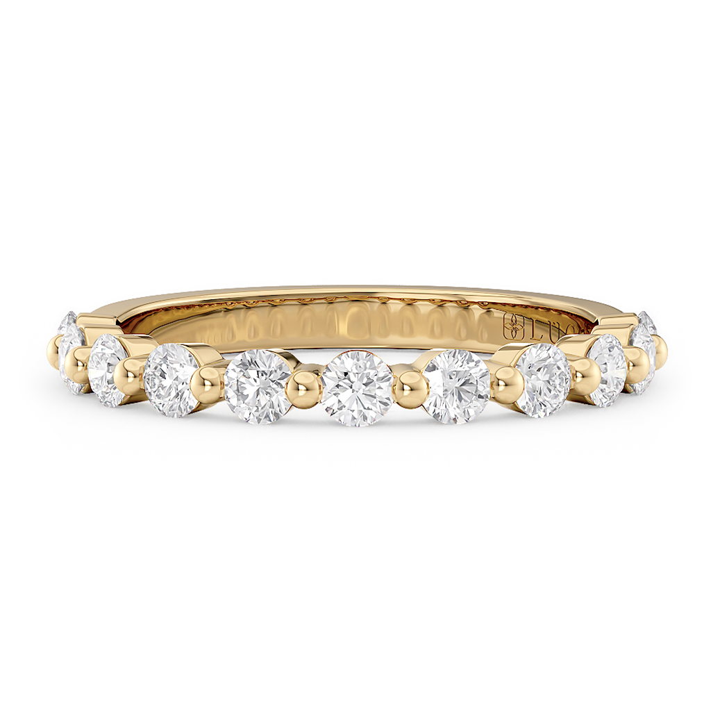 Chiesa Floating Shared Prong Diamond Band