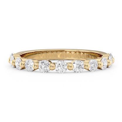 Chiesa Floating Shared Prong Diamond Band