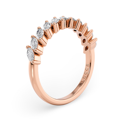 Marquise Diamond Half Eternity Ring