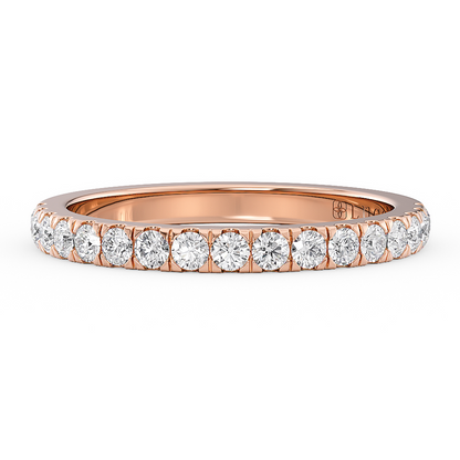 Corse Half Eternity Pavé Diamond Band