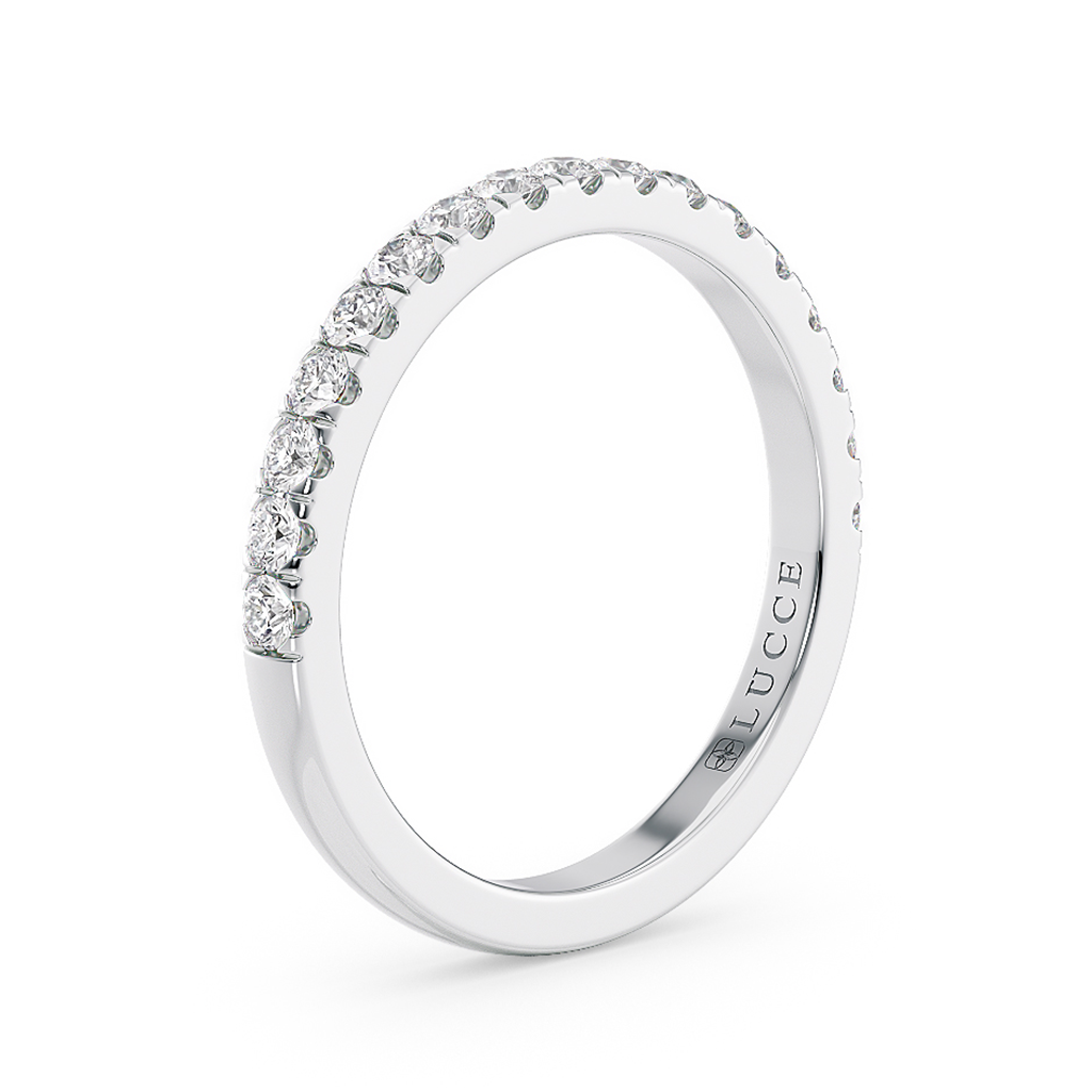 Corse Half Eternity Pavé Diamond Band