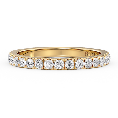 Corse Half Eternity Pavé Diamond Band