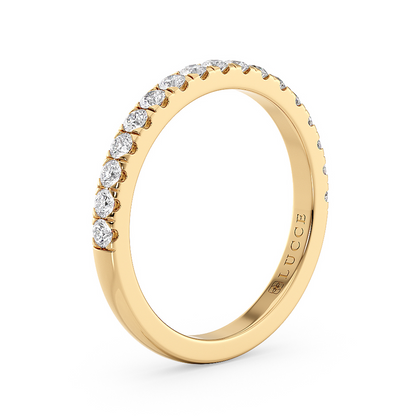 Corse Half Eternity Pavé Diamond Band