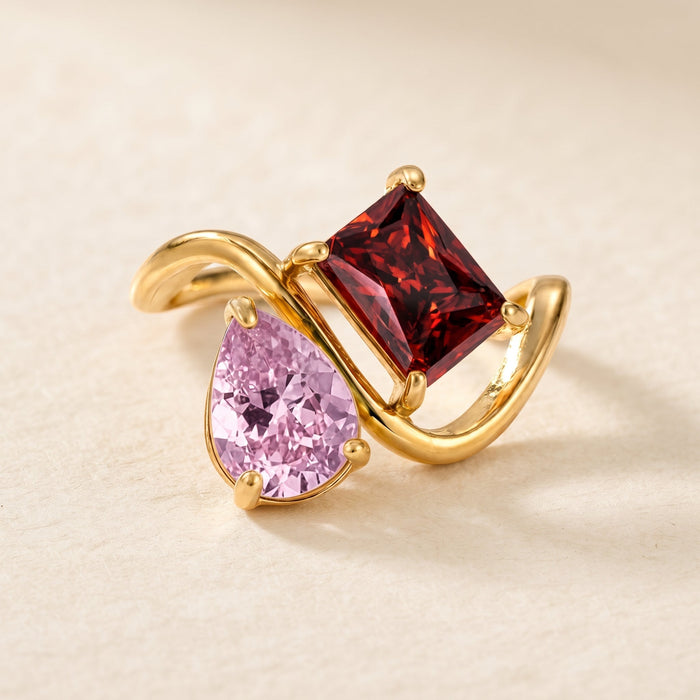 Glamorous Zirconia Crystal Ring