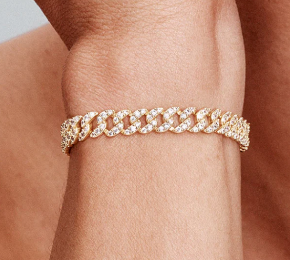 Pavé Cuban Bracelet