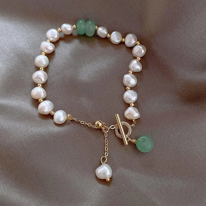 Elegant Pearl Adventure Bracelet