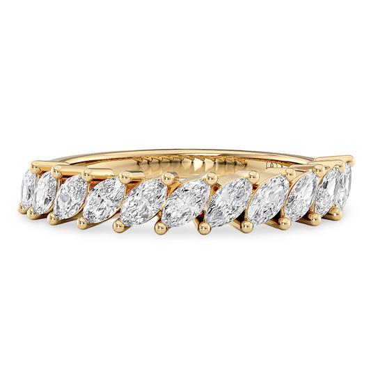 Marquise Diamond Half Eternity Ring