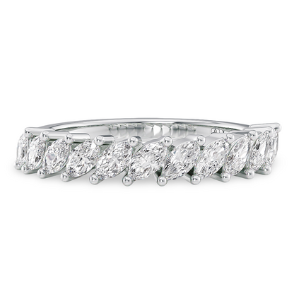 Marquise Diamond Half Eternity Ring