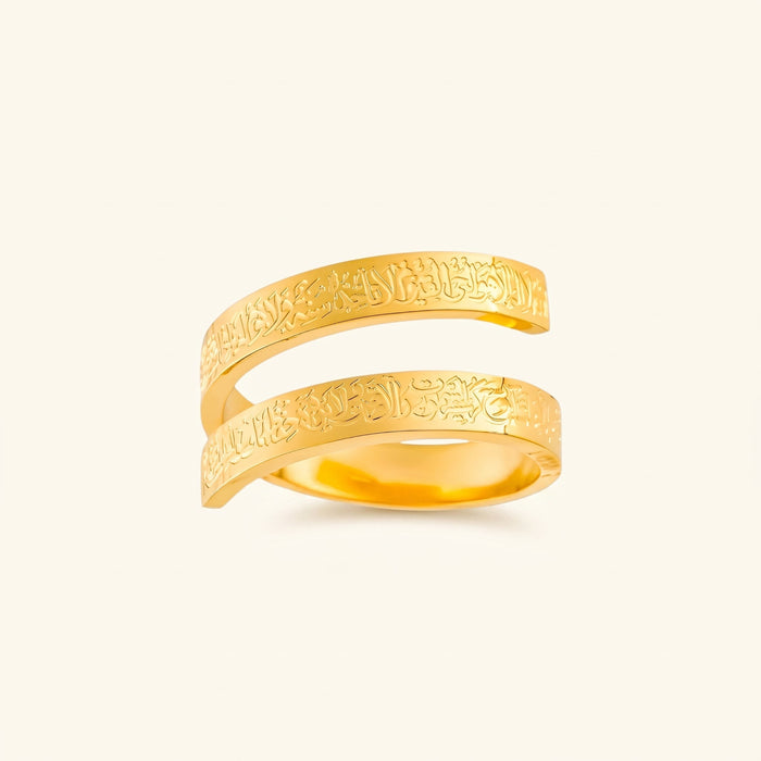 Engraved Spiral Ring