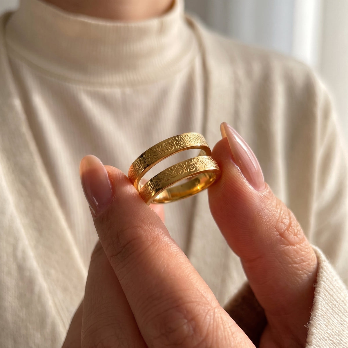 Engraved Spiral Ring
