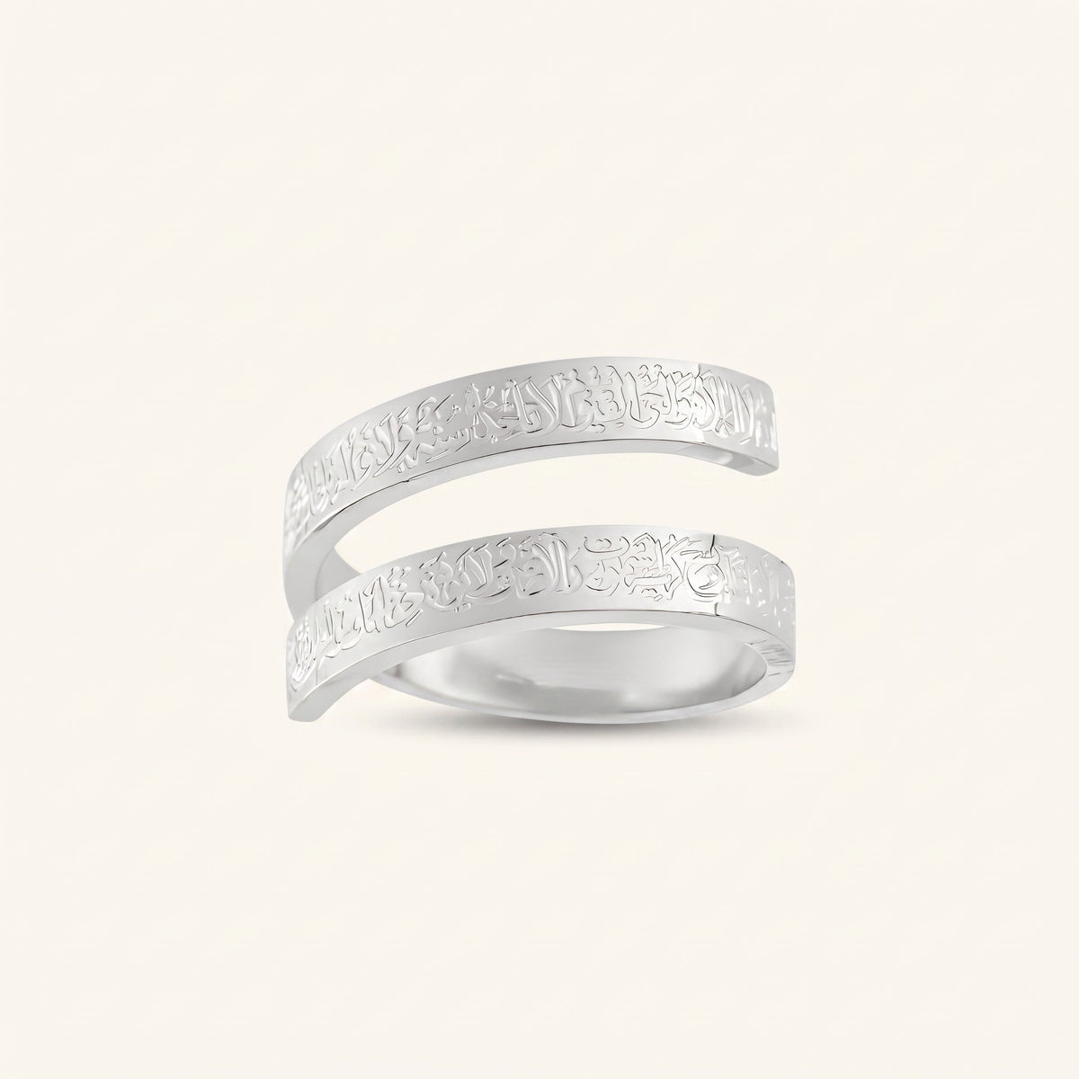 Engraved Spiral Ring