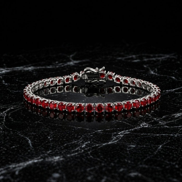 Ruby Tennis Bracelet