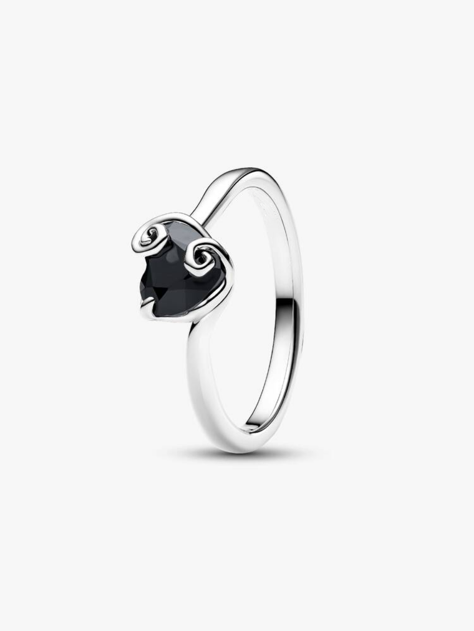 Black Heart Character Statement Ring