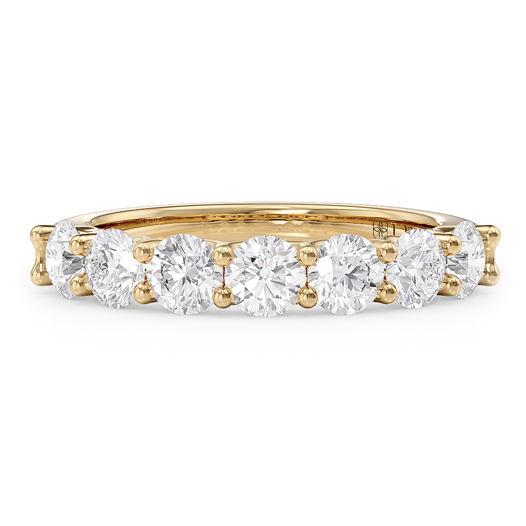 Rivera 7-Stone Trellis Diamond Band