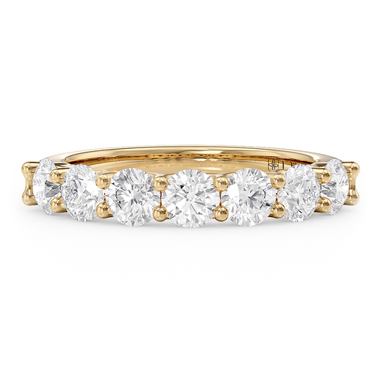 Rivera 7-Stone Trellis Diamond Band