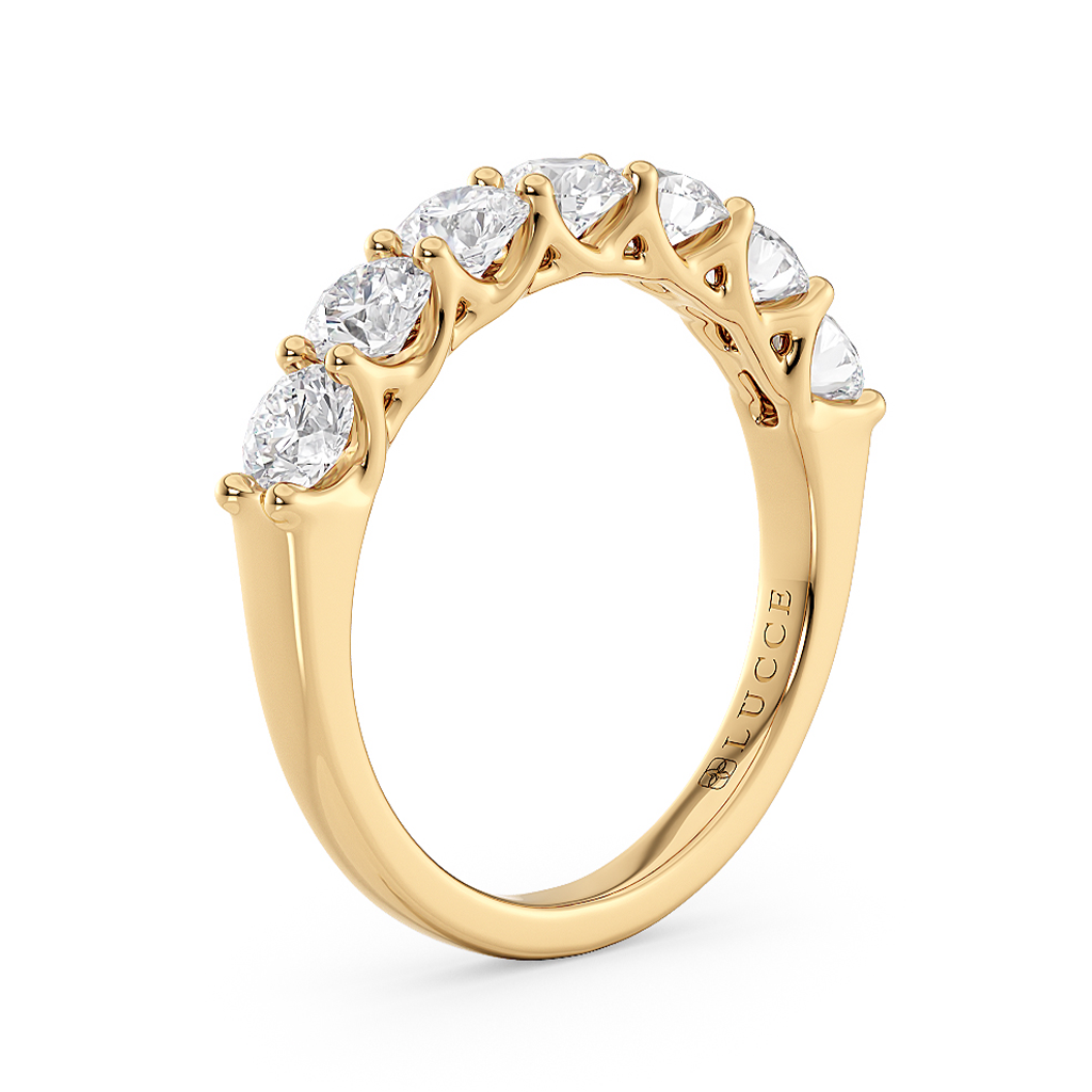 Rivera 7-Stone Trellis Diamond Band