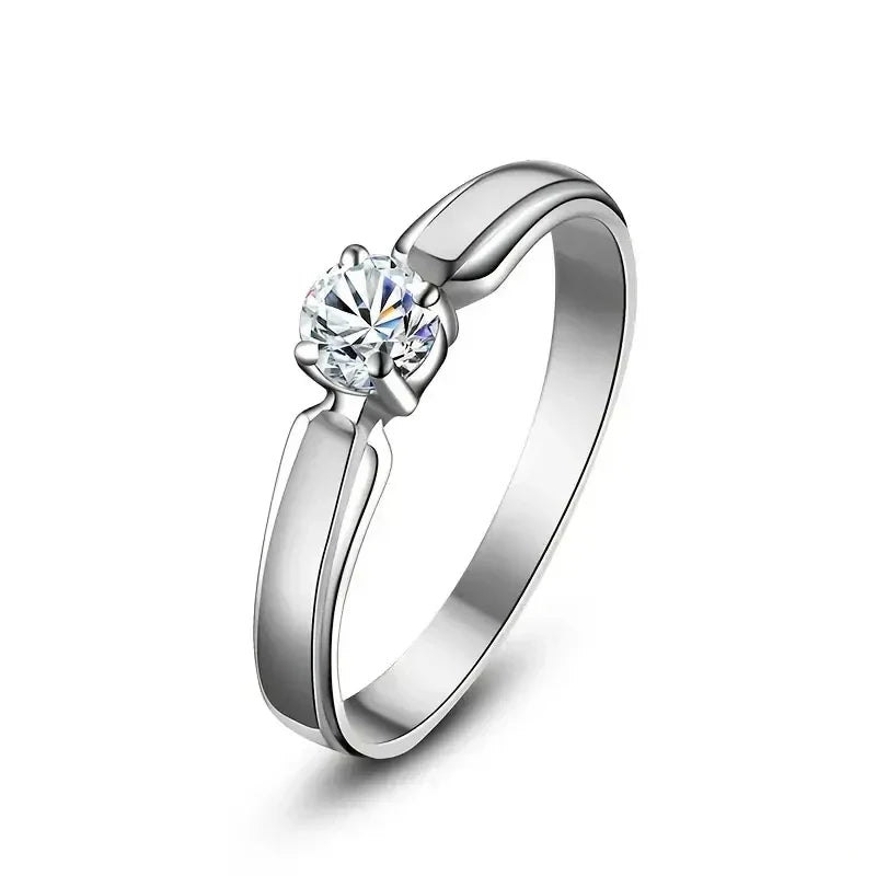 Elegant Classic Solitaire Ring