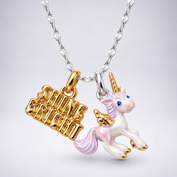 Precious Moments Unicorn "Shine Bright" Necklace