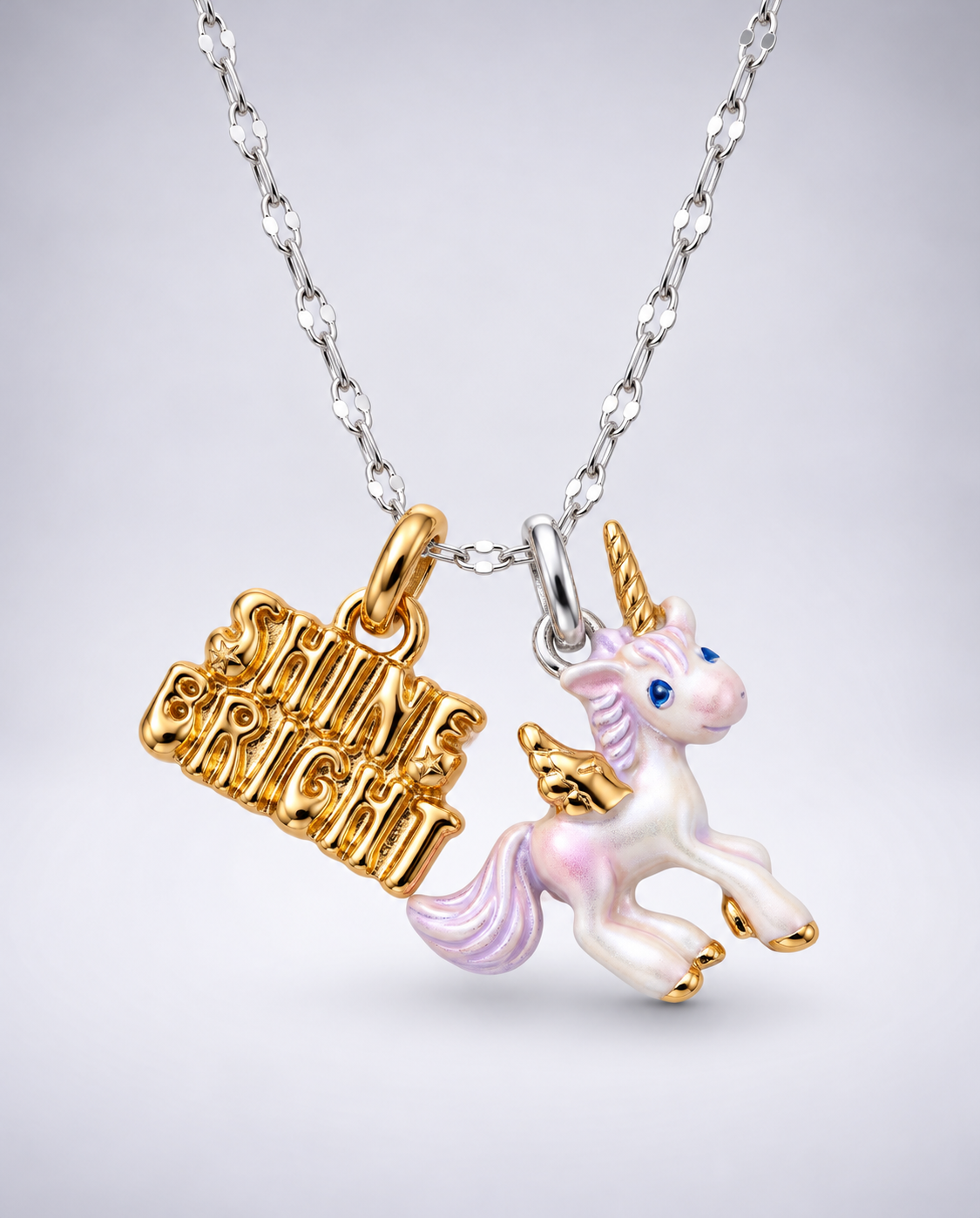 Precious Moments Unicorn "Shine Bright" Necklace