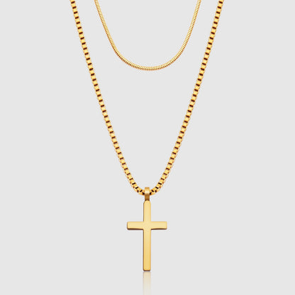 Classic Cross Necklace Duo