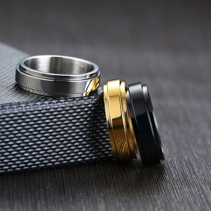 6mm Fidget Spinner Band Ring