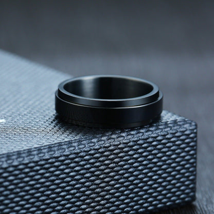 6mm Fidget Spinner Band Ring
