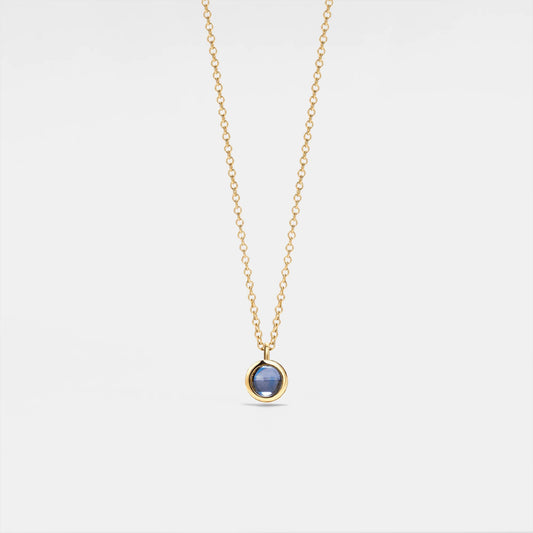 Dreamy Blue Bubble Pendant Necklace