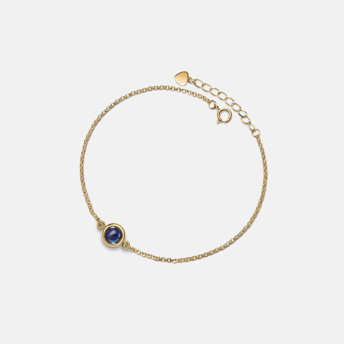 Charming Blue Bubble Chain Bracelet